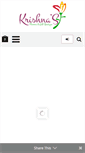 Mobile Screenshot of krishnasflowers.com
